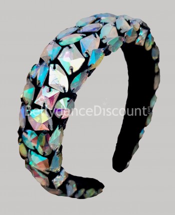 Samtstirnband mit Strass