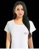 Weißes T-Shirt "Bellydancer Forever"