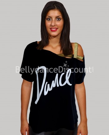 Camiseta negra "Dance"