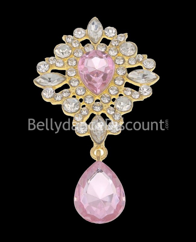 Applique pietre e strass da cucire rosa chiaro