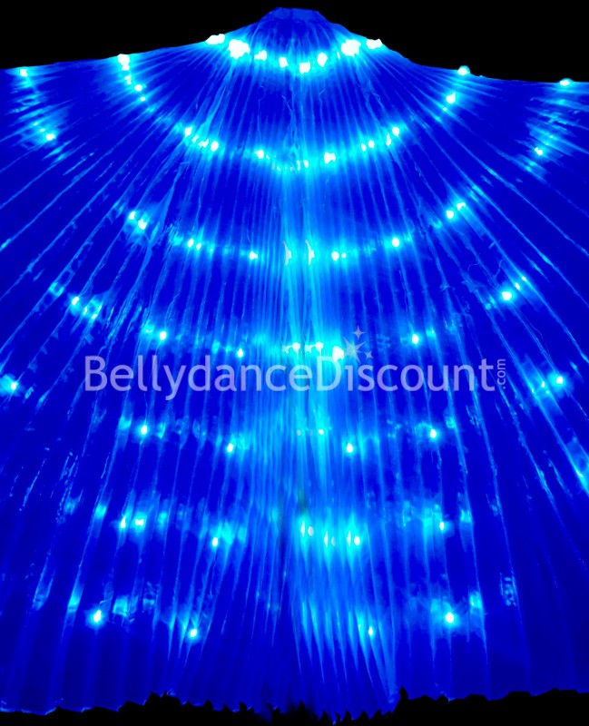 Alas de Isis con luces LED azules
