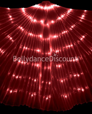 Red LEDs light up Isis wings