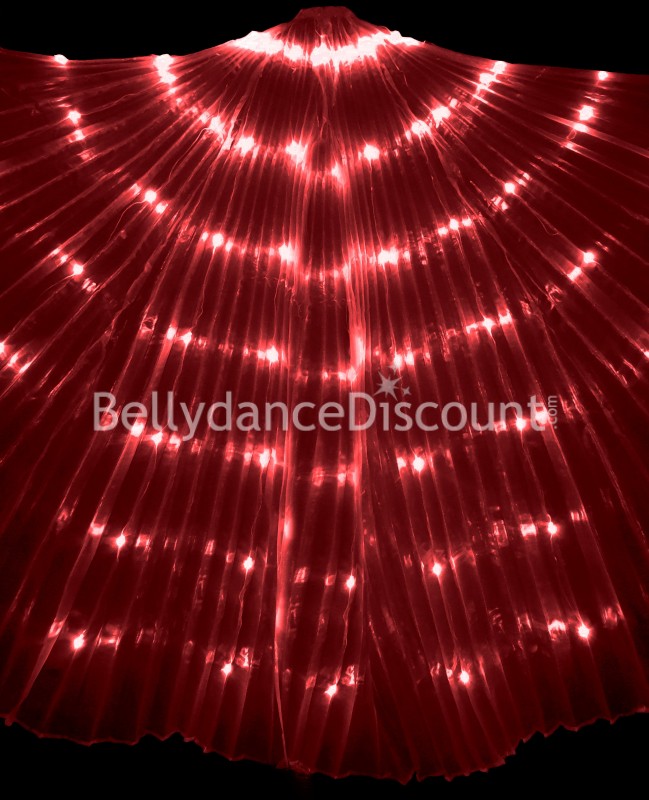 Red LEDs light up Isis wings