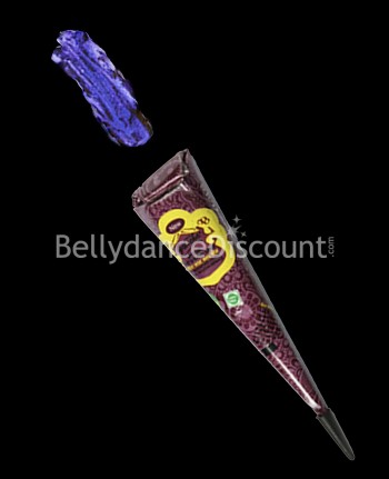 Cono de henna violeta