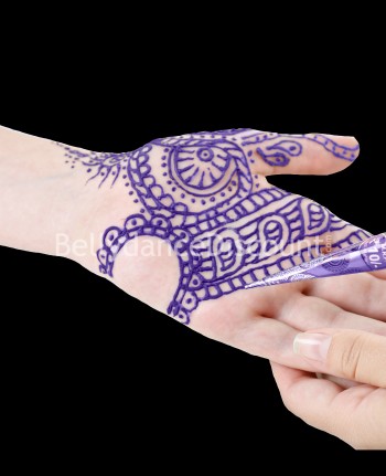 Cono de henna violeta
