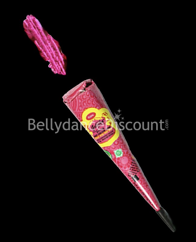 Cono de henna rosa