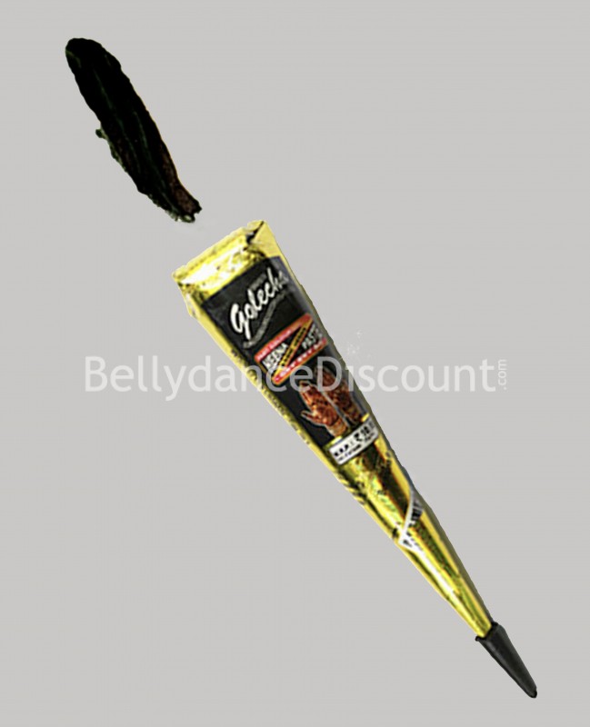 Kegel aus schwarzem Henna