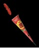 Kegel aus rotem Henna