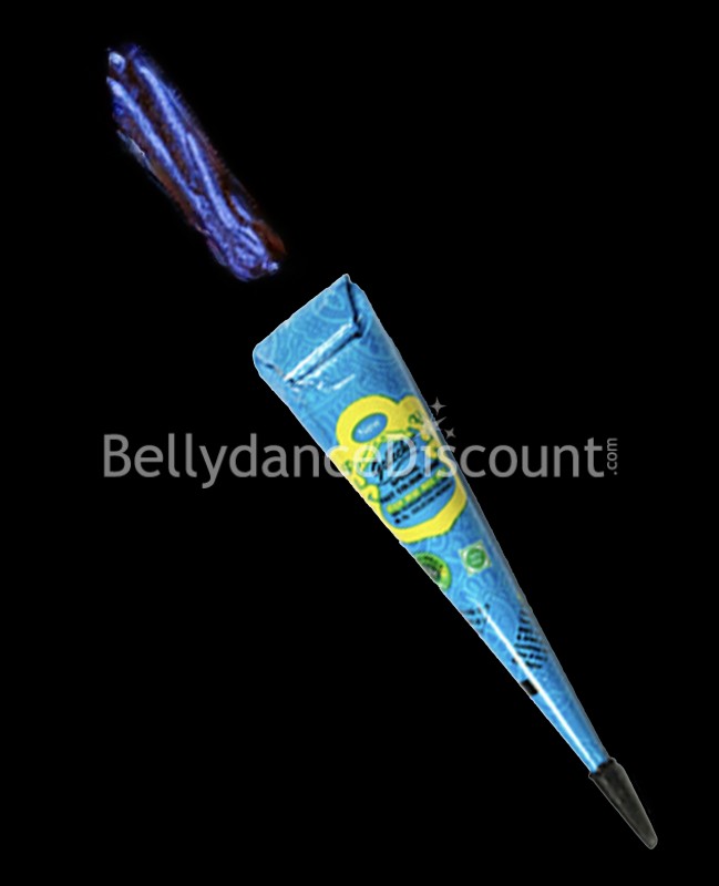Cono di henné blu
