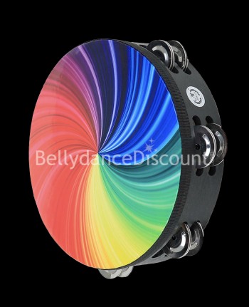 Multicolored Tambourine