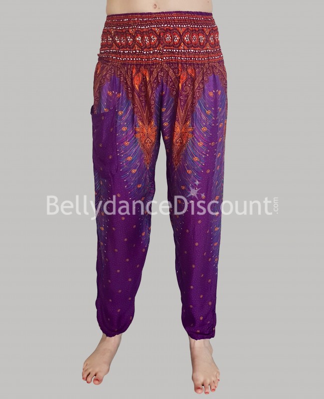 Dark purple Bollywood pants