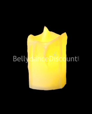 Yellow electric candle