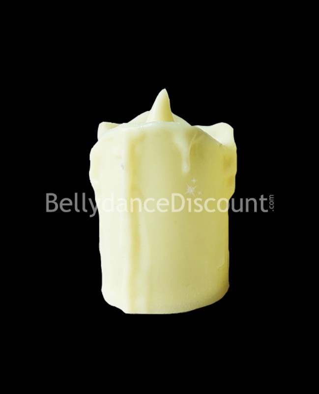 Chandelle électrique jaune