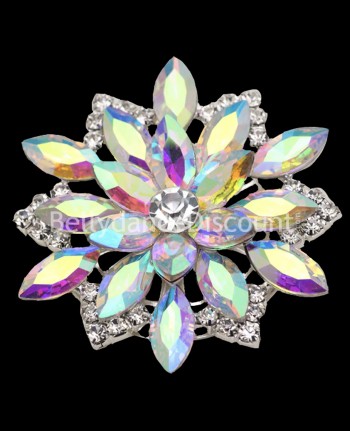 Applique di strass motivo floreale