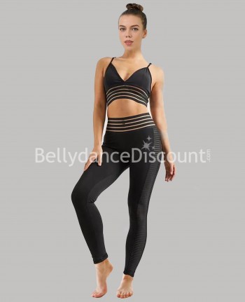 Ensemble d’entraînement de danse noir