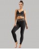 Black dance workout outfit