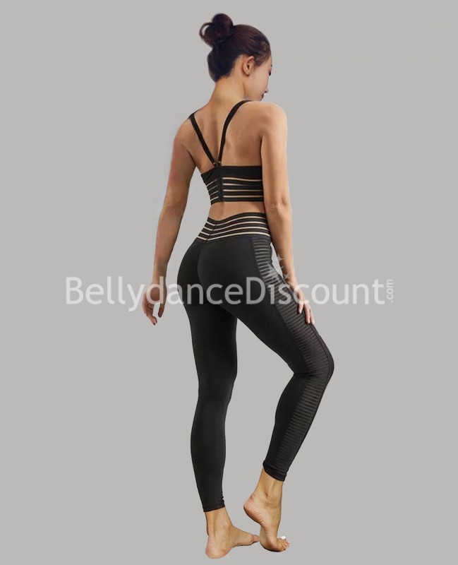 Completo per allenamento di danza nero