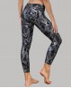 Silver black dance workout leggings