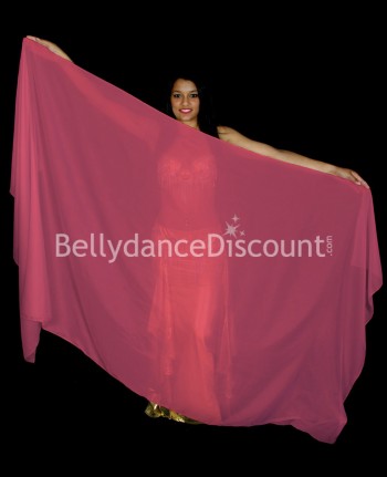 Fruity pink Bellydance veil
