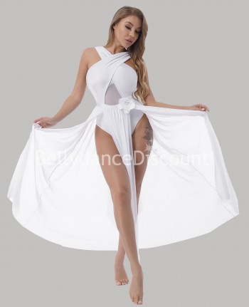 Tanzbody-Kleid Weiß