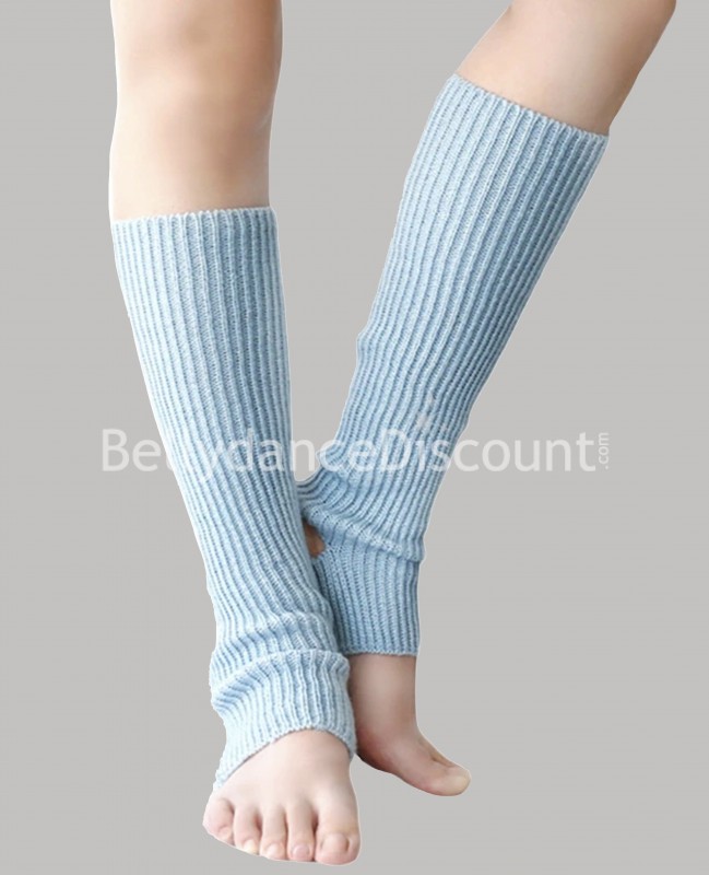 Chaussettes de danse bleu ciel