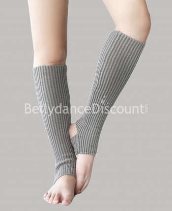 Gray dance socks