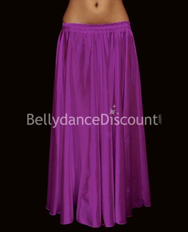 Rock für den orientalischen Tanz in violett und in Satin