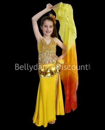 Ventaglio di danza del ventre "fuoco" per bambina