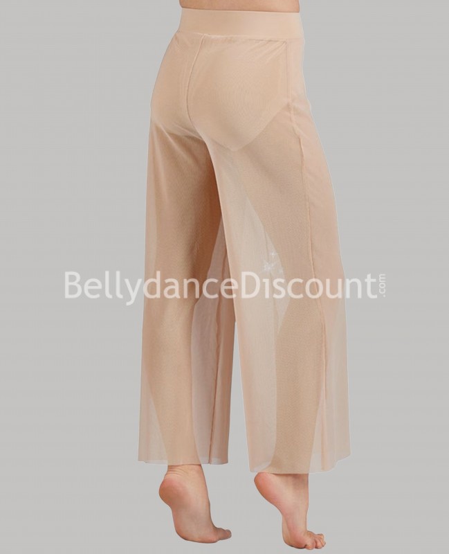 Pantaloni per allenamento di danza beige