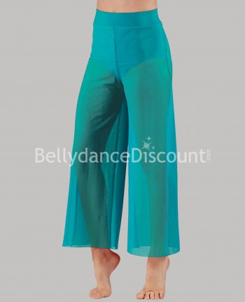 Pantalon d’entraînement de danse vert turquoise