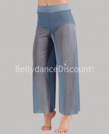 Pantalon d’entraînement de danse bleu gris