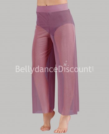 Pantaloni per allenamento di danza rosa antico