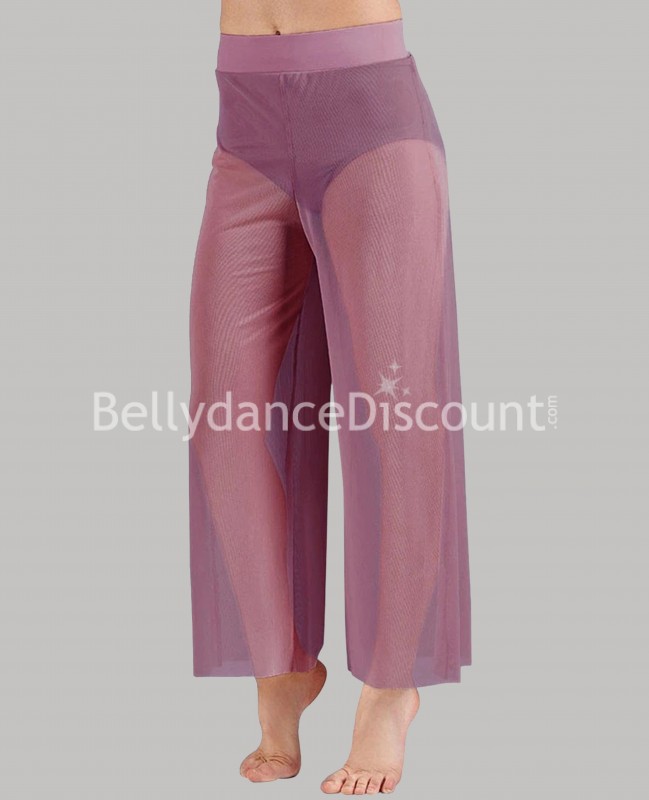 Pantaloni per allenamento di danza rosa antico