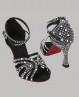 Tanz-Pumps Schwarz mit Strass