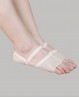 Skin-tone dance slippers