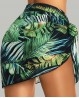 Bellydance scarf with tropical print