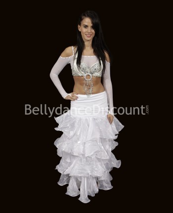 White fishnet and...