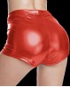 Tanz-Shorty rot-metallic