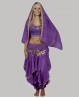 Top de danse orientale et Bollywood violet