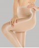 Collants de danse satinés en étriers - Nude