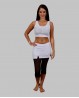 "Bellydance" Tank top + short skirt white in strass