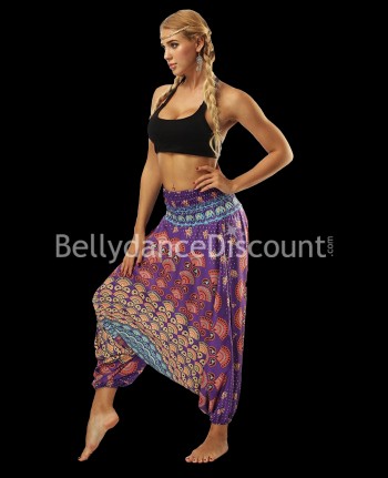 Pantalon de danse indienne violet