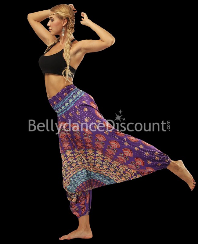 Pantalon de danse indienne violet