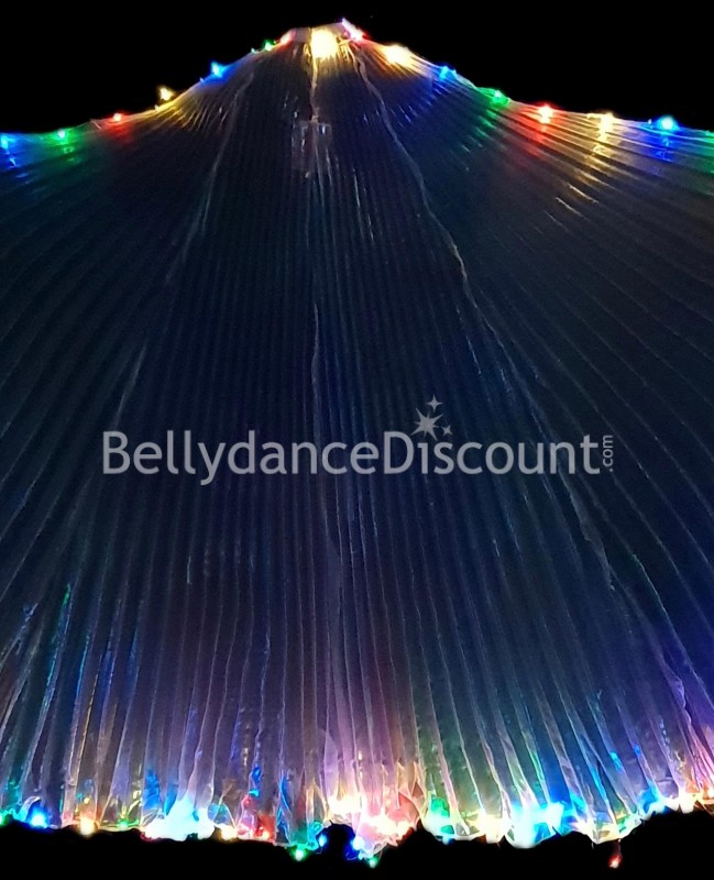 Multicolored light-up Isis wings