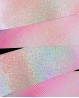 Glittery gradient pink dance and Rhythmic Gymnastics ribbon