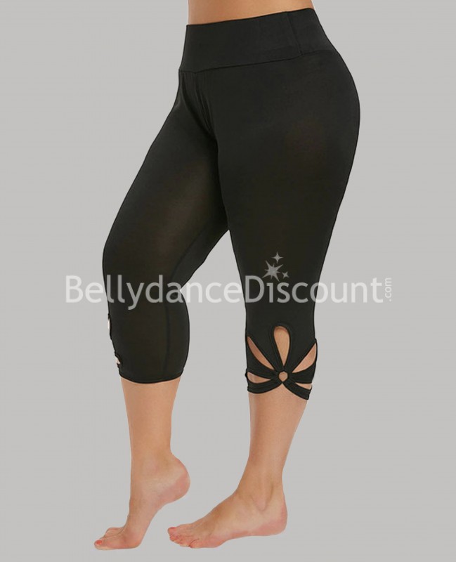 Black dance capri pants