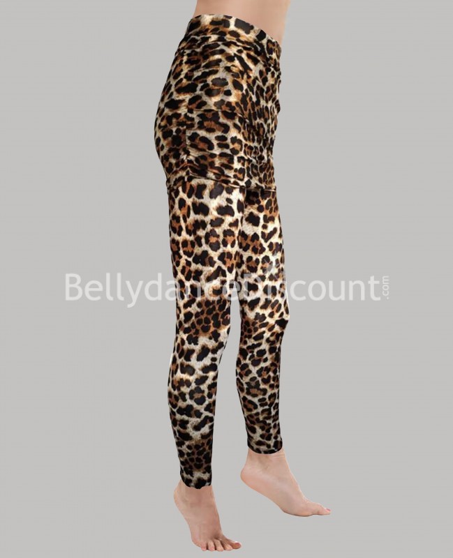 Tanz-Leggings im Leopardenlook mit Überrock
