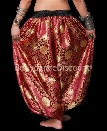 Pantalon bordeaux satin...
