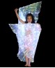 Girl's Bellydance Isis wings with white LED