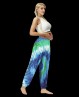 Pantalon de danse "Tie and dye" bleu vert
